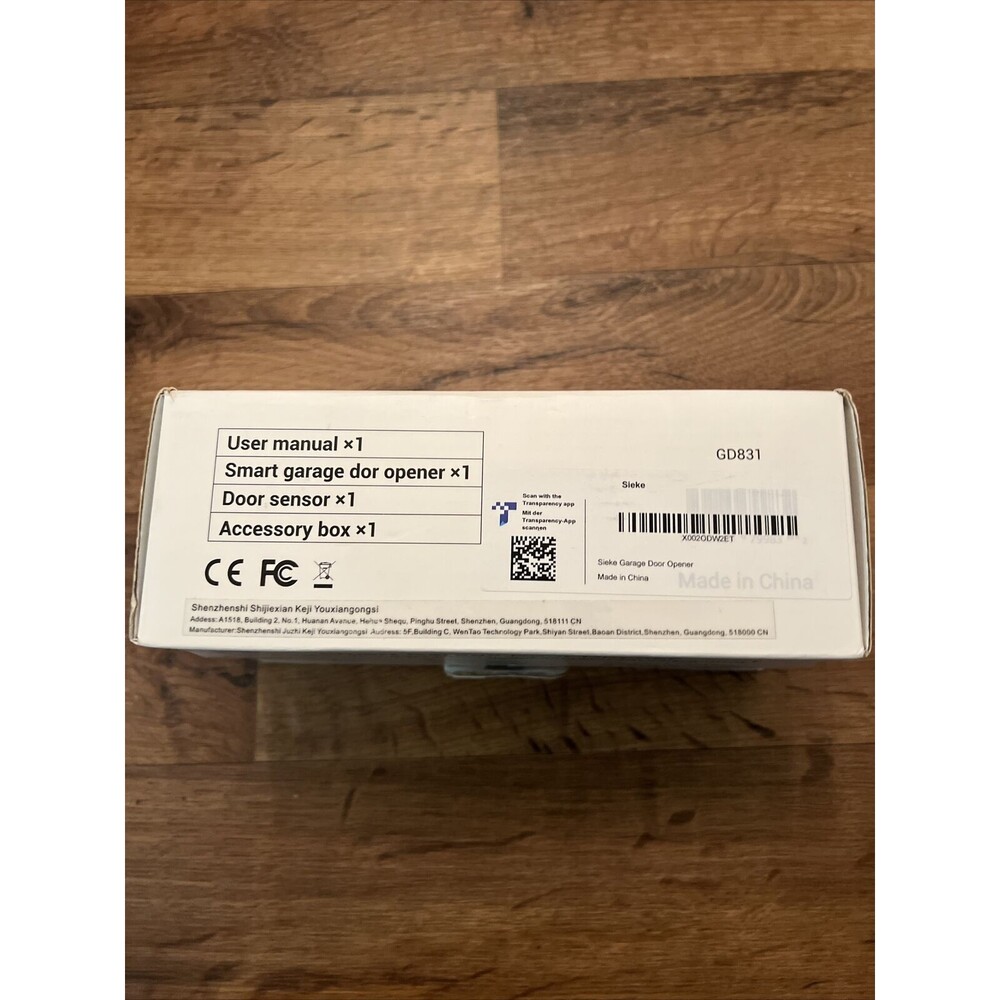 Sieke Smart Garage Door Opener - 2.4G WiFi - White - Picture 7 of 16